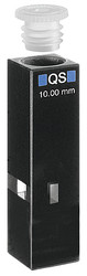 Кювета флуоресцентная Hellma 105.250-QS кварцевая, оптический путь 10x2 мм, высота центра 15 мм