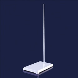 Штатив ISOLAB, прямоугольное основание 175 x 300 мм, со штангой 600 мм, ABS