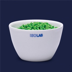 Тигель ISOLAB, низкая форма, Ø 70 х 48 мм, фарфор