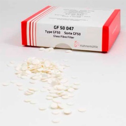 Фильтры Hahnemühle GF50 из стеклянного микроволокна, круглые, Ø 37 мм, без связующих агентов