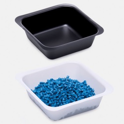 Чашки для взвешивания ISOLAB, квадратные, 7 мл, белые, нестерильные, PS