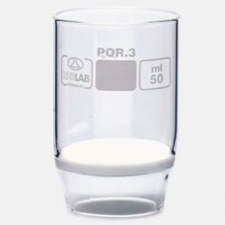 Тигель фильтрующий ISOLAB 50 мл, Ø 40 мм, тип 2D, пористость 3, стекло