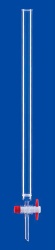Хроматографическая колонка Lenz 400 мм, 125 мл, с ободком, с фриттой, PTFE кран, стекло