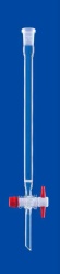 Хроматографическая колонка Lenz 300 мм, 23 мл, NS14/23, с фриттой, PTFE кран, стекло