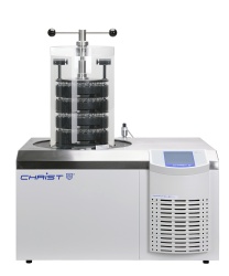 Лиофильная сушка Martin Christ Gamma 1-16 LSCplus, комплект с 4 полками 250 мм с запечатывающим устройством 