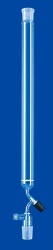 Хроматографическая колонка Lenz 200 мм, 35 мл, NS14/23, с фриттой, PTFE игольчатый кран, боковой отвод GL18, стекло