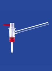 Кран для бюретки Lenz наклонный NS12,5, PTFE