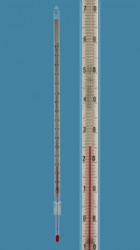 Термометр Amarell на шлифе NS 14,5/23, -10...+150/1°C, глубина погружения 52 мм