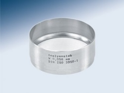 Сито лабораторное Haver & Boecker с тканым полотном из нерж. стали, диаметр 76,2 мм, высота 25 мм, размер ячейки 125 мкм