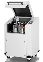 Планетарная шаровая мельница Retsch PM 400 на 2 рабочих места, соотношение скоростей 1:-2, 220–230 В, 50/60 Гц