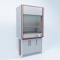 Шкаф вытяжной Laboratoroff ПР пШВ, ширина 1250 мм, внутренняя поверхность с ПП покрытием, рабочая поверхность - HPL пластик16 мм